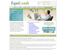 Tablet Screenshot of equileads.com